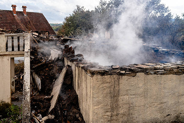 Professional Fire Damage Repair technician working in North Wales, PA